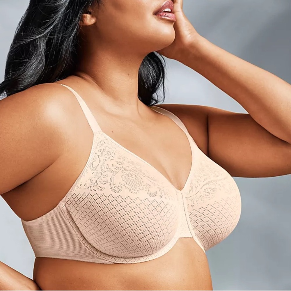 Wacoal 857210 Visual Effects Lace Mesh Minimizer Bra